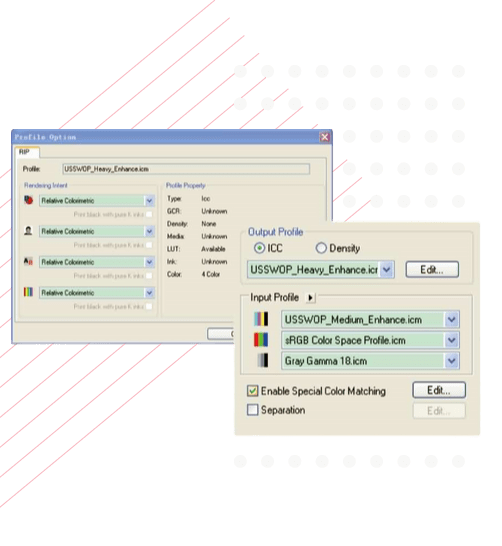 Software de Amica para las impresoras